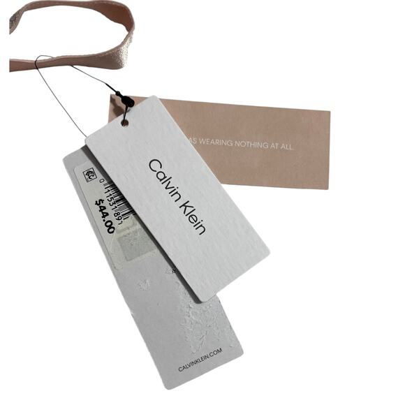 Calvin Klein Womens Invisibles Lightly Lined Triangle Bralette Bra QF5753 Pink L - Picture 9 of 11